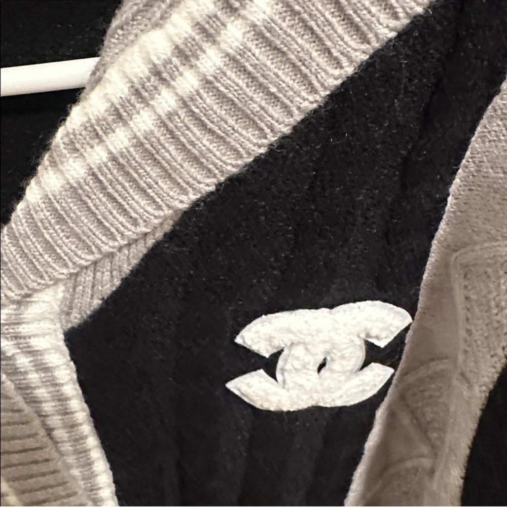 Two tone soft cardigan - Picture 2 of 4